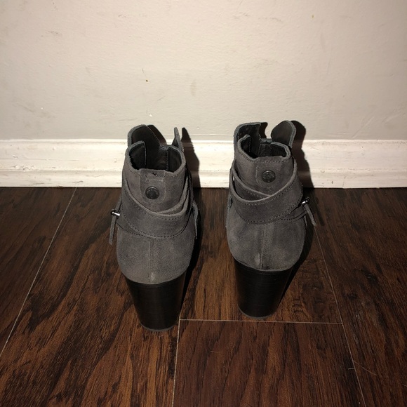 Rag & Bone NewYork Harrow Suede Grey Ankle Boots - Picture 5 of 8